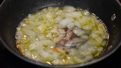 брюссельская капуста с грибами