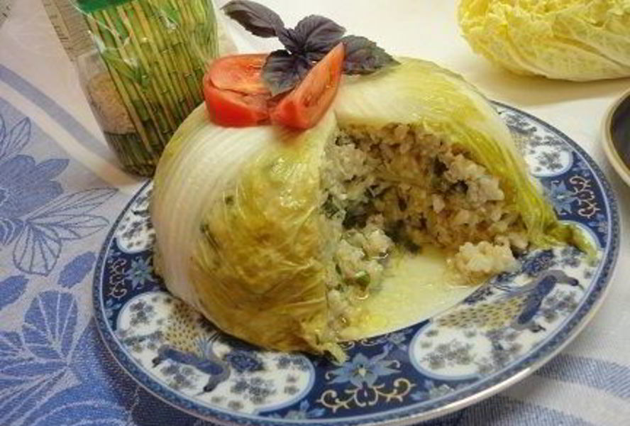 Фаршированная капуста по-французски
