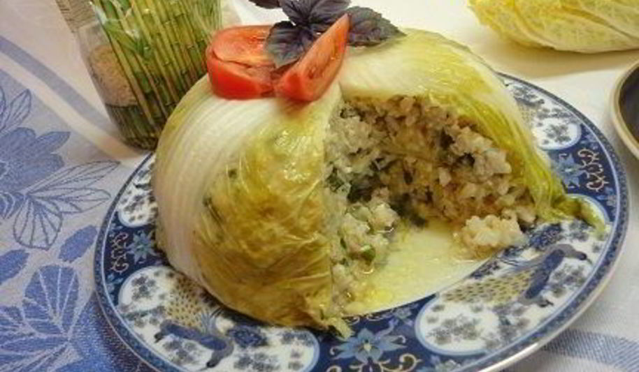 Рецепт фаршированной капусты по-французски