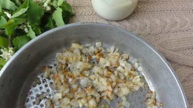 гратен с грибами