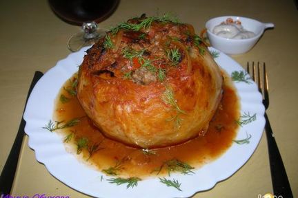 Капуста фаршированная