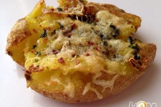 Картофель прессованный, запеченные в духовке