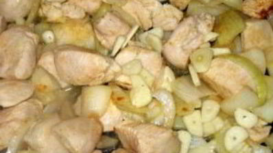 лобио из фасоли с курицей