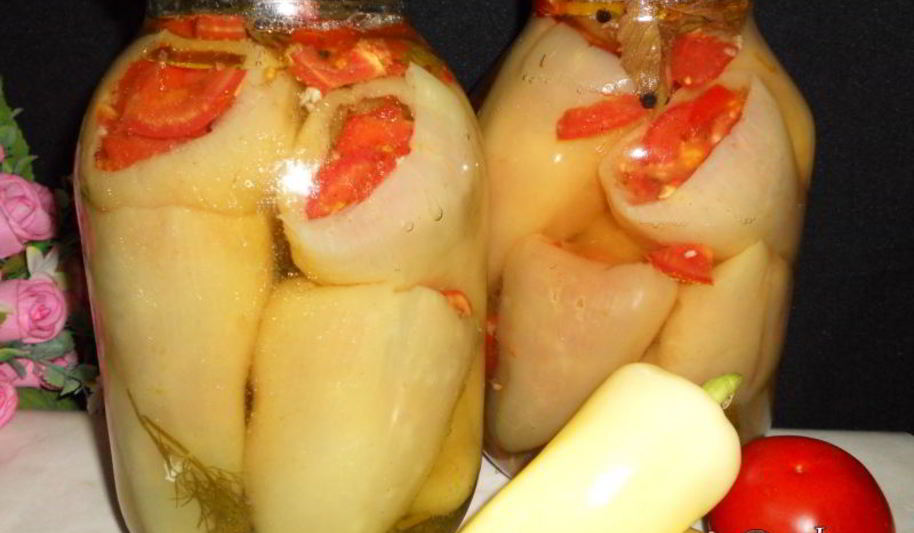 Рецепт перца фаршированного помидорами