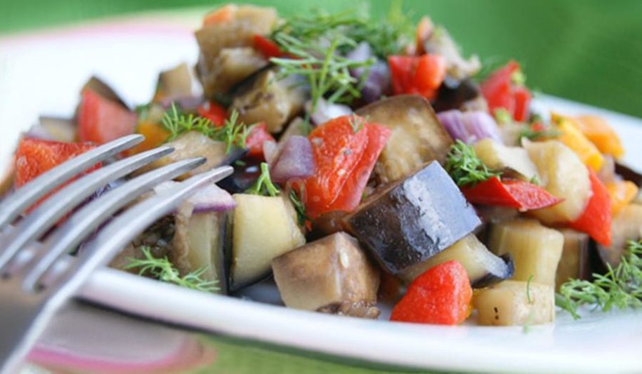 Рецепт перца и баклажаны жареные