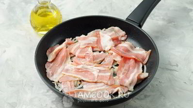 стручковая фасоль с беконом