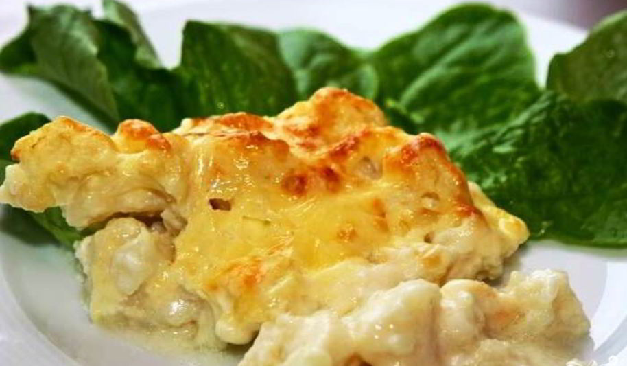 Рецепт цветной капусты под соусом