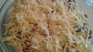 цветная капуста с грибами и сыром