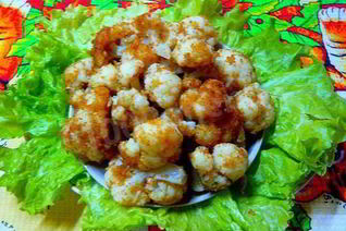 Цветная капуста в панировочных сухарях