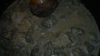 говяжья печень в сметане