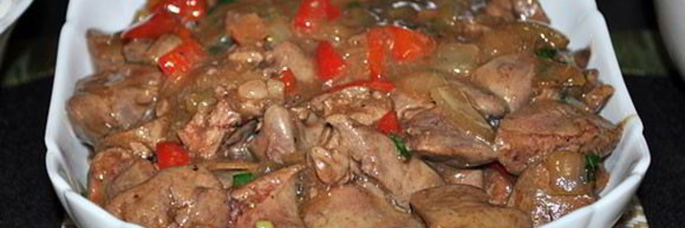 Куриная печень по-китайски
