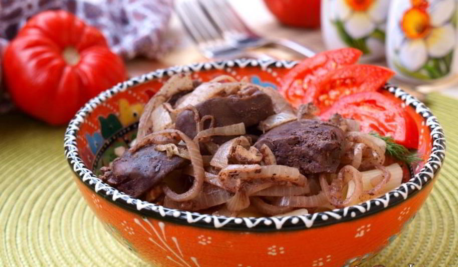 Рецепт куриной печени с грецкими орехами