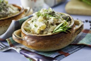 Куриная печень с картошкой в мультиварке