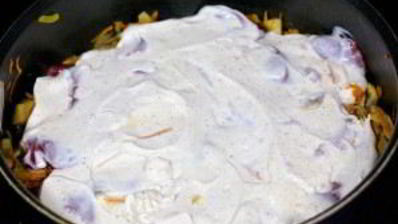 куриная печень со сметаной