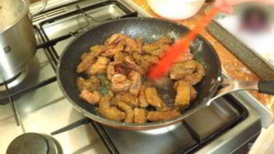 печень говядины в коньяке