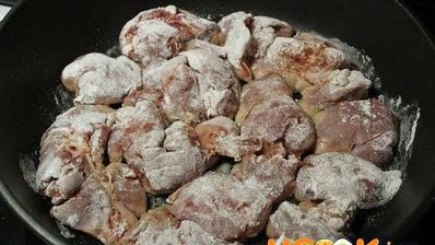 печень куриная жареная с луком