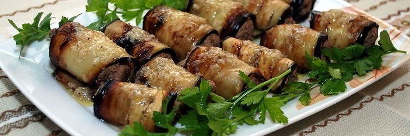 Печень с баклажанами