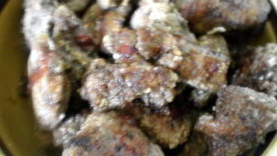 печень с яблоками и черной смородиной