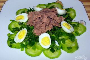 Печень трески с яйцом