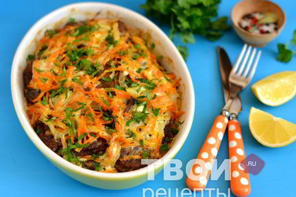 Печень в духовке