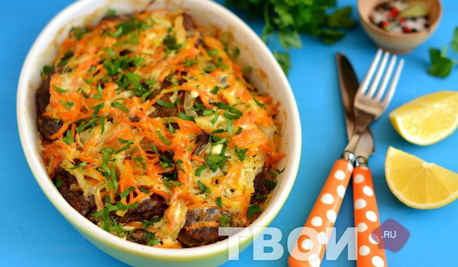 Рецепт печени в духовке