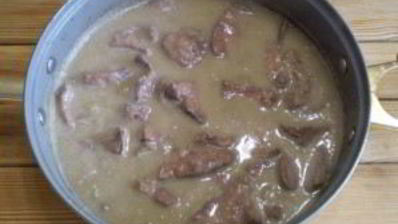 печень в сметане