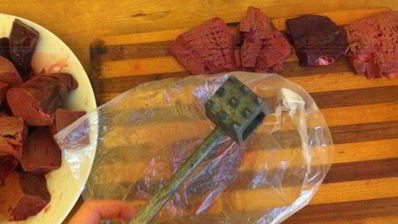 печень ягненка в сметане