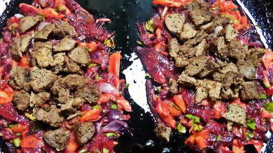 печенка в овощной оболочке