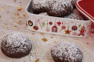 Шоколаднoе печеньe с начинкой