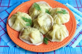 Хинкали в мультиварке на пару