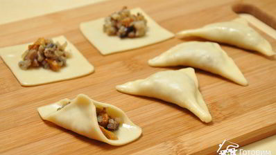 кундюмы — постные пельмени с грибной начинкой