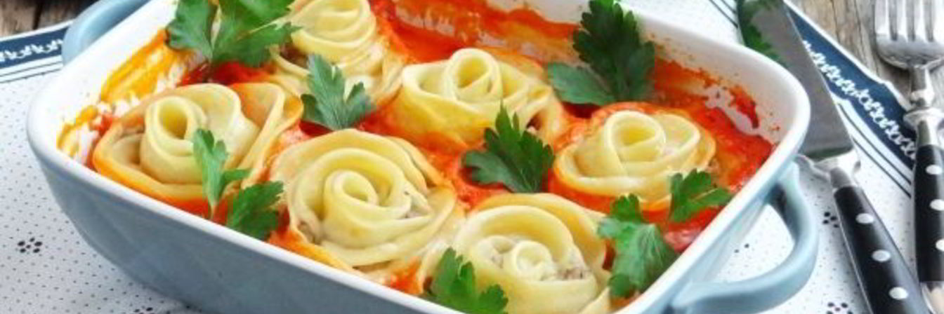 Ленивые пельмени в духовке