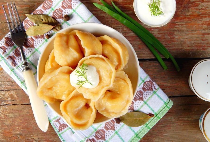 Пельмени с капустой