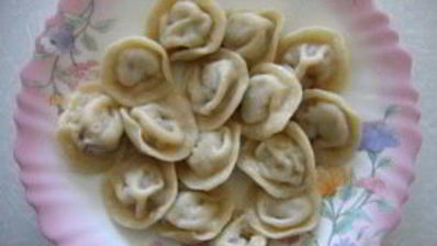 пельмени с салом