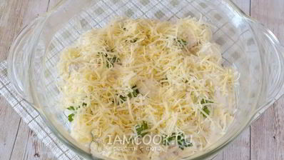 пельмени с сыром и майонезом в духовке