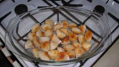 пельмени запеченные с мясом