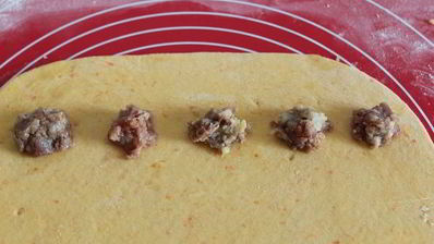 пельмешки из тыквенного теста