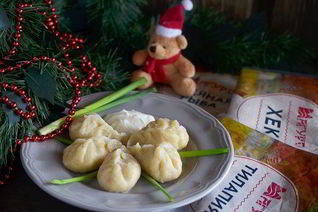 Рыбные пельмени Елочки