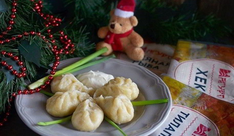 Рецепт рыбных пельменей елочки