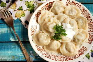 Сочные пельмени на заварном тесте