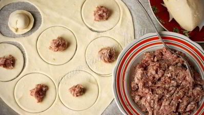 сочные пельмени на заварном тесте