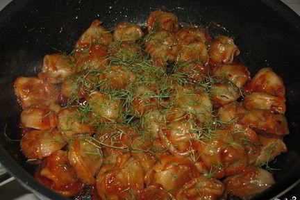 Вкусные жареные пельмени