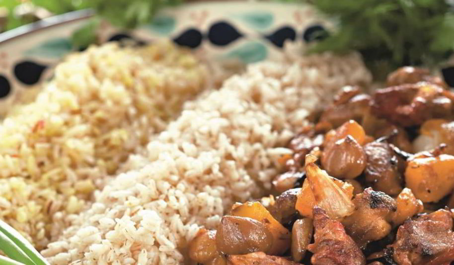 Рецепт азербайджанского плова с бараниной, тыквой и каштанами