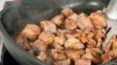 азербайджанский плов с бараниной, тыквой и каштанами