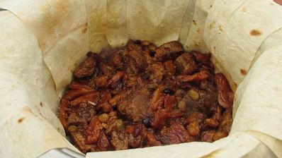 азербайджанский плов шах в лаваше