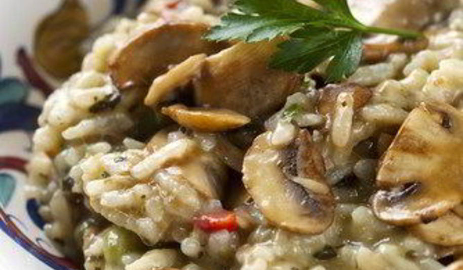 Рецепт грибного плова с каштанами и шалфеем