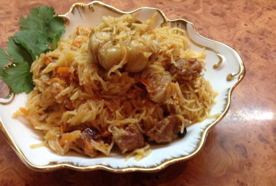 Макаронный плов