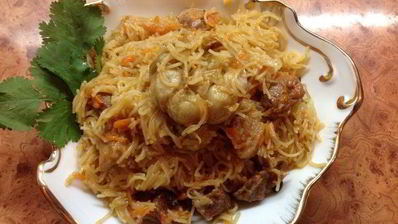 макаронный плов