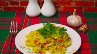 острый плов с курицей