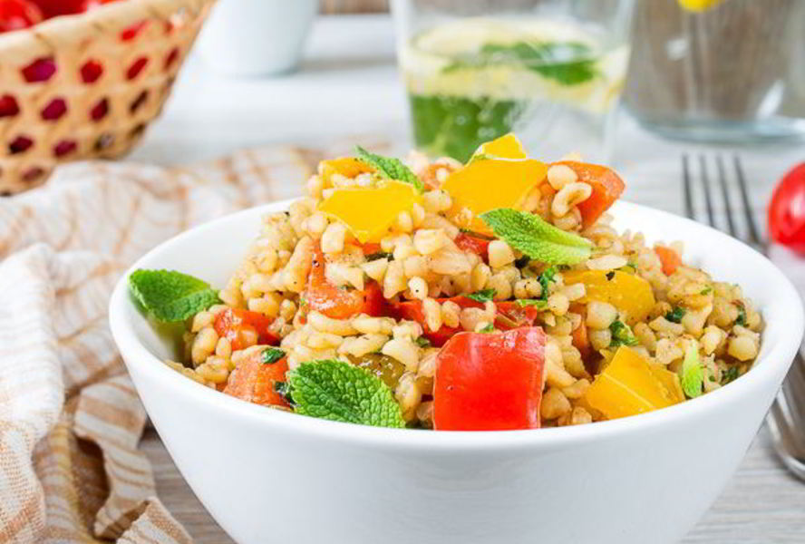 Пилав из булгура с овощами